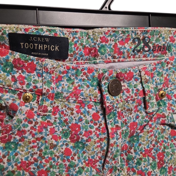 J. Crew Multicolor Floral Print Pants - Picture 5 of 6